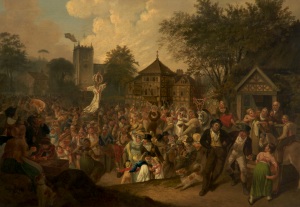 Eccles Wakes Fair  May Day (1822) by Joseph Parry