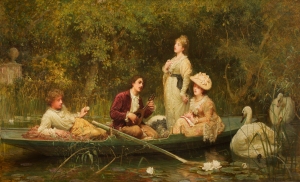 Fair Quiet and Sweet Rest by Luke Fildes
