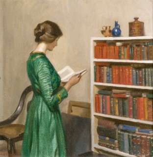 2017-01 The Reader by Harold Knight