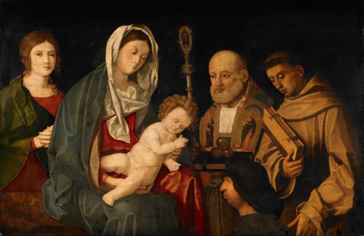 Madonna and Child with Saints Catherine, Nicholas and Francis (c) Nation...
