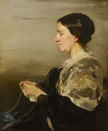 Margaret Field, Mrs James Samuel Beale (1847-1936) by Sir William Nicholson (Newark-on-Trent 1872 ¿ Berkshire 1949)