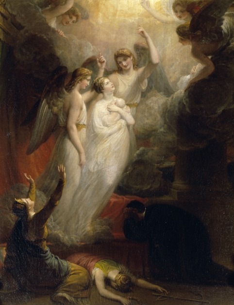 The Apotheosis of Princess Charlotte Augusta, Princess of Wales (1796-1817) by Henry Howard, RA (London 1769 ¿ Oxford 1847)