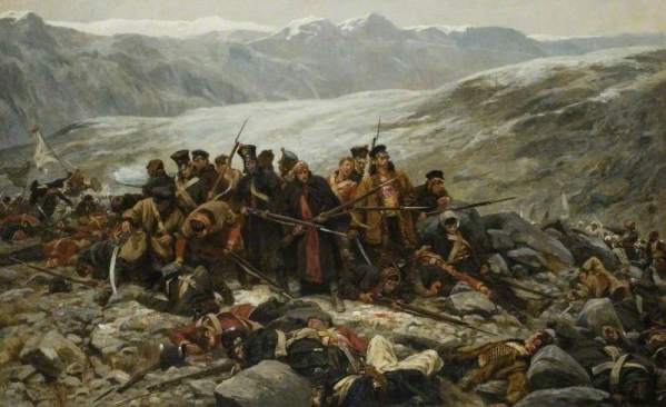 Wollen, William Barns, 1857-1936; The Last Stand of the 44th Foot at Gundermuck, 1842